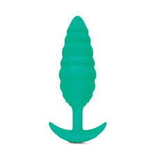  B-Vibe Texture Plug Twist Green (Large)