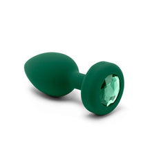  B-Vibe Vibrating Jewel Plug Medium-Large - Emerald