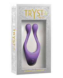  Tryst V2 Bendable Multi Zone Massager W-remote - Purple