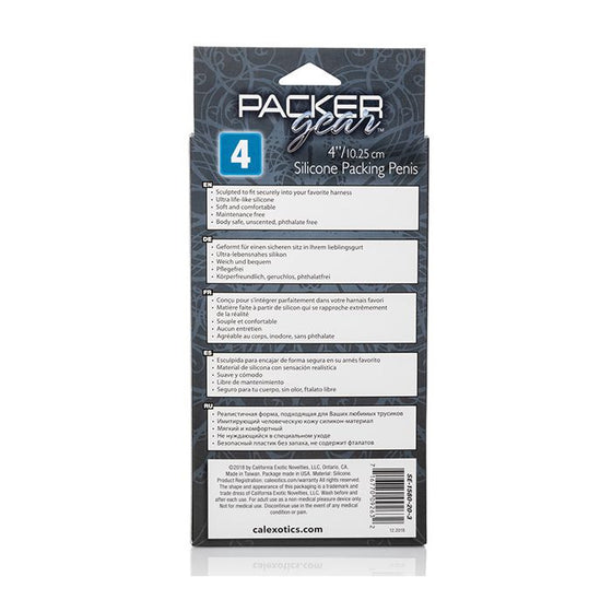 Packer Gear 4" Silicone Packing Penis - Ivory