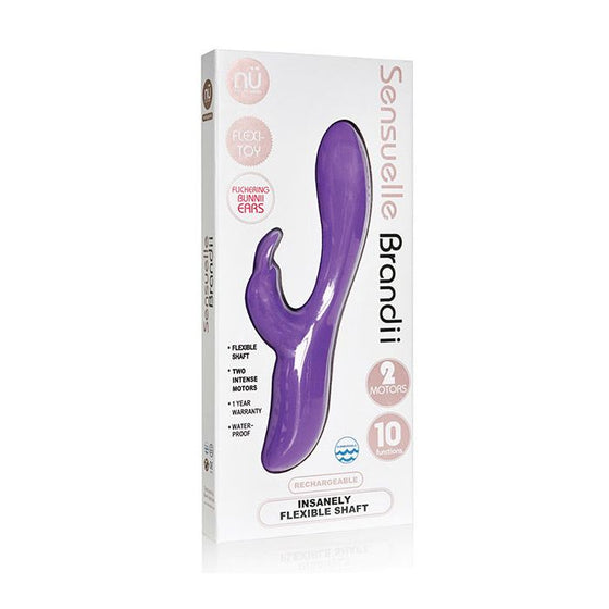 Nu Sensuelle Brandii Bendable Rabbit - Purple