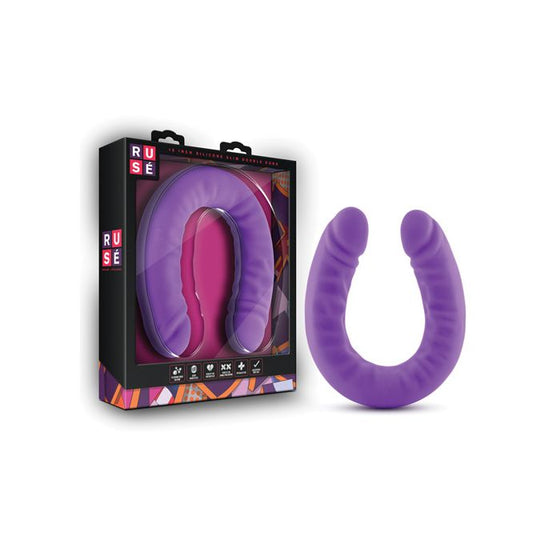Blush Ruse 18" Slim Double Dong - Purple