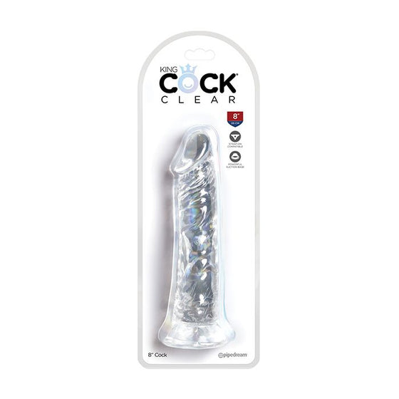 King Cock Clear 8" Cock