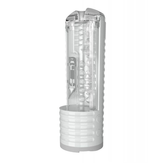 Lovense Max 2 Rechargeable Male Masturbator w/White Case - Clear Sleeve