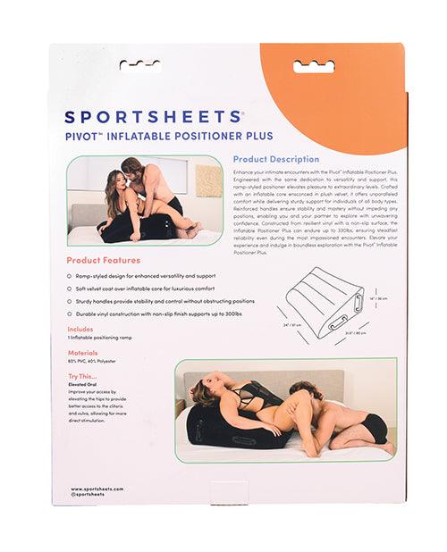 Pivot Inflatable Positioner Plus - Black