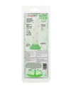 Glow Stick Leaf Suction Cup Glow-in-the-Dark Dildo - Green