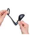 b-Vibe Butties Ringer Cock Ring & Prostate Plug - Black