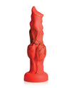 Creature Cocks Fire Hound Silicone Dildo - Large Red