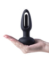 Snuggy Anal Plug Vibrator - Black