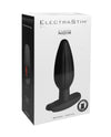 ElectraStim Silicone Noir Rocker Butt Plug - Medium