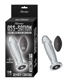  Ass-sation Remote Vibrating Metal Anal Ecstasy - Silver