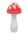Naughty Bits Muff Shroom Playful Massager - Red/White