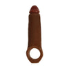 Curve Toys Jock Enhancer 2" Extender w/Ball Strap - Chocolate