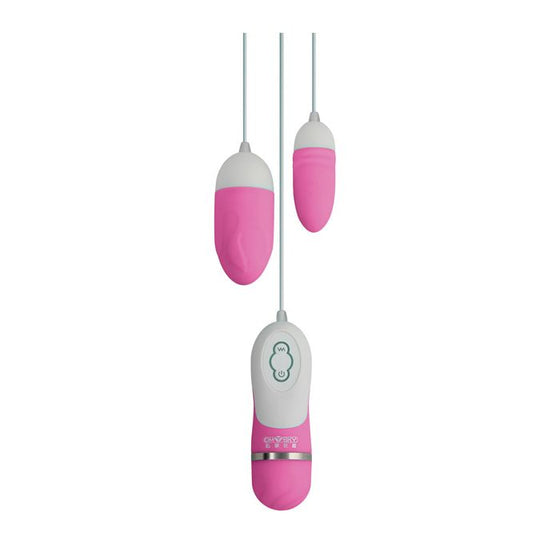 GigaLuv Dual Vibra Bullets - 10 Functions Pink