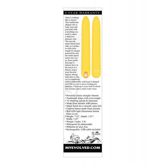 Evolved Sunny Sensations - Yellow