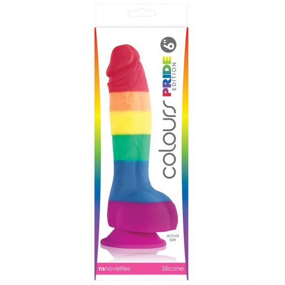 Colours Pride Edition 6" Dong w/Suction Cup