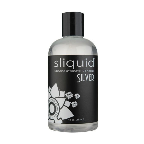 Sliquid Silver Silicone Lube Glycerine & Paraben Free - 8.5 oz