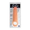 Curve Toys Jock Enhancer 2" Extender w/Ball Strap - Vanilla
