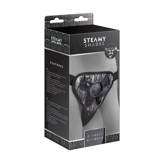 Steamy Shades Classic Harness - Black/White