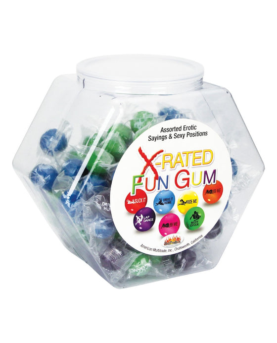 X-Rated Fun Gum Fishbowl - Asst. Bowl of 90