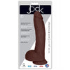 Curve Toys Jock 10" Dong w/Balls - Chocolate