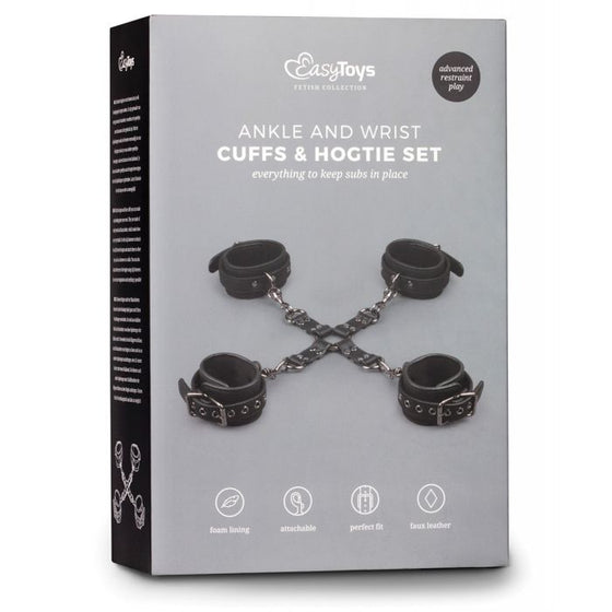 Easy Toys Hogtie w/Hand & Anklecuffs - Black