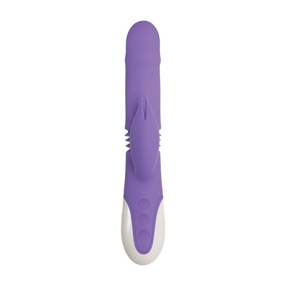 Evolved Thick & Thrust Bunny Dual Stim Rechargeable - Purple