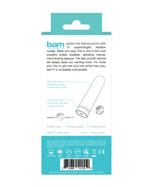  VeDO Bam Rechargeable Bullet - Tease Me Turquoise
