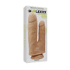 Skinsations Duplexx Vibrating & Rotating Double Dildo - Flesh