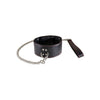 Sultra Lambskin 2 1/2" Collar w/24" Chain - Black