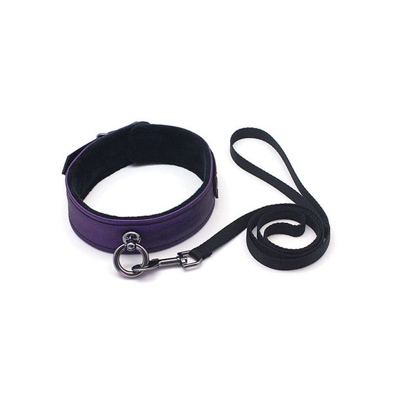 Spartacus Galaxy Legend Collar & Leash - Purple