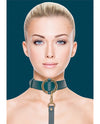 Shots Ouch Halo Collar w/Leash - Green