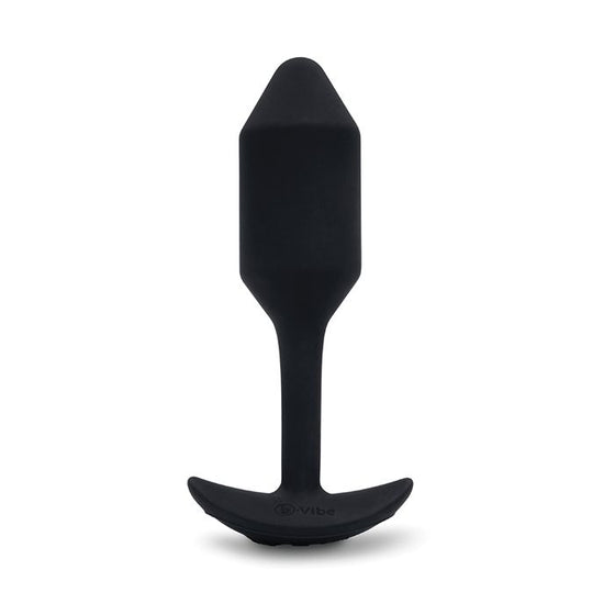b-Vibe Vibrating Weighted Snug Plug M - 112 g Black