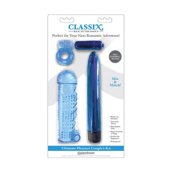 Classix Ultimate Pleasure Couples Kit - Blue