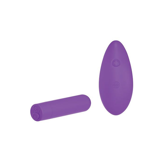 Fantasy for Her Rechargeable Remote Control Bullet - Purple