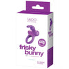 VeDO Frisky Bunny Rechargeable Vibrating Ring - Perfectly Purple
