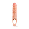 Blush Performance Plus 9" Silicone Cock Sheath Penis Extender - Flesh