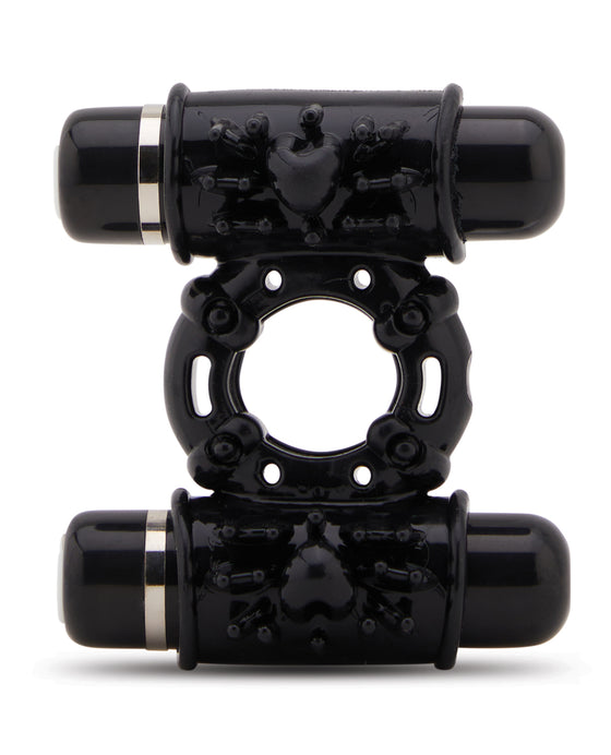 Nu Sensuelle Double Action Cockring 2x7 Function - Black