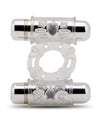 Nu Sensuelle Double Action Cockring 2x7 Function - Clear