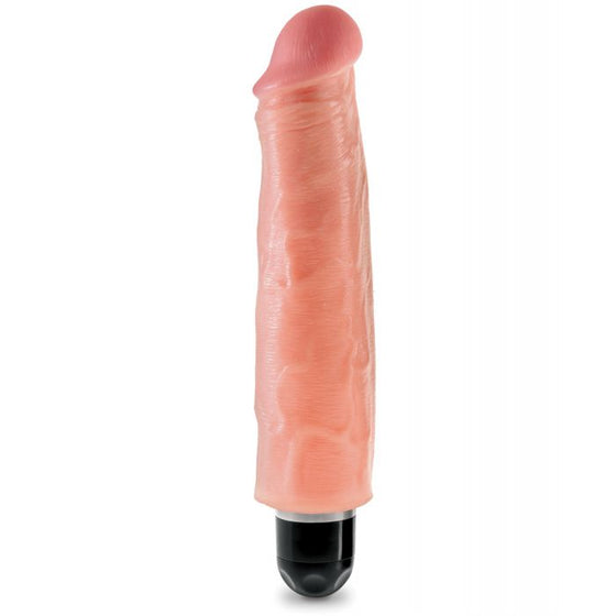 King Cock 7" Vibrating Stiffy - Flesh