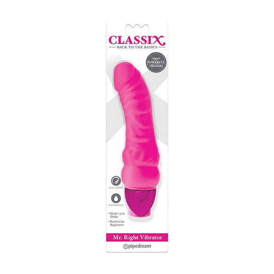 Classix Mr. Right Vibrator - Pink