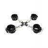 Shots Ouch Leather Hand & Leg Cuffs - Black