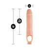 Blush Performance Plus 10" Silicone Cock Sheath Penis Extender - Flesh