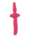 Couples Choice 2in1 Vaginal & Anal Vibrator - Pink