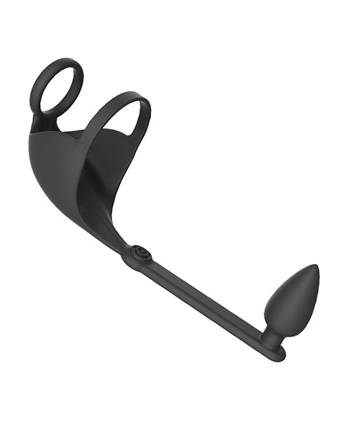 Magic Scrotum Massager Plus w/Remote Control - Black