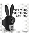Shegasm Sucky Bunny Clit Stimulator - Black