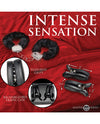 Master Series Dark Grip Vibrating Nipple Clamps - Black