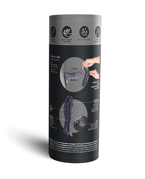 Manwan RYZER Penis Sleeve - Black Plum