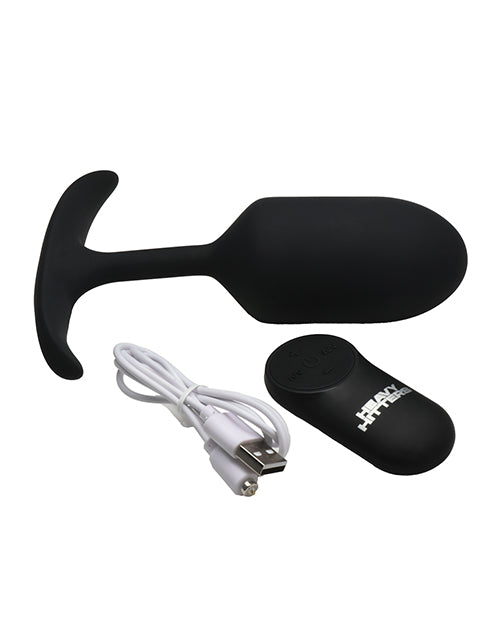 Heavy Hitters - Vibrating Weighted Silicone Anal Plug - Large