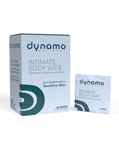 Dynamo Wellness Intimate Body Wipe - 30 Pack